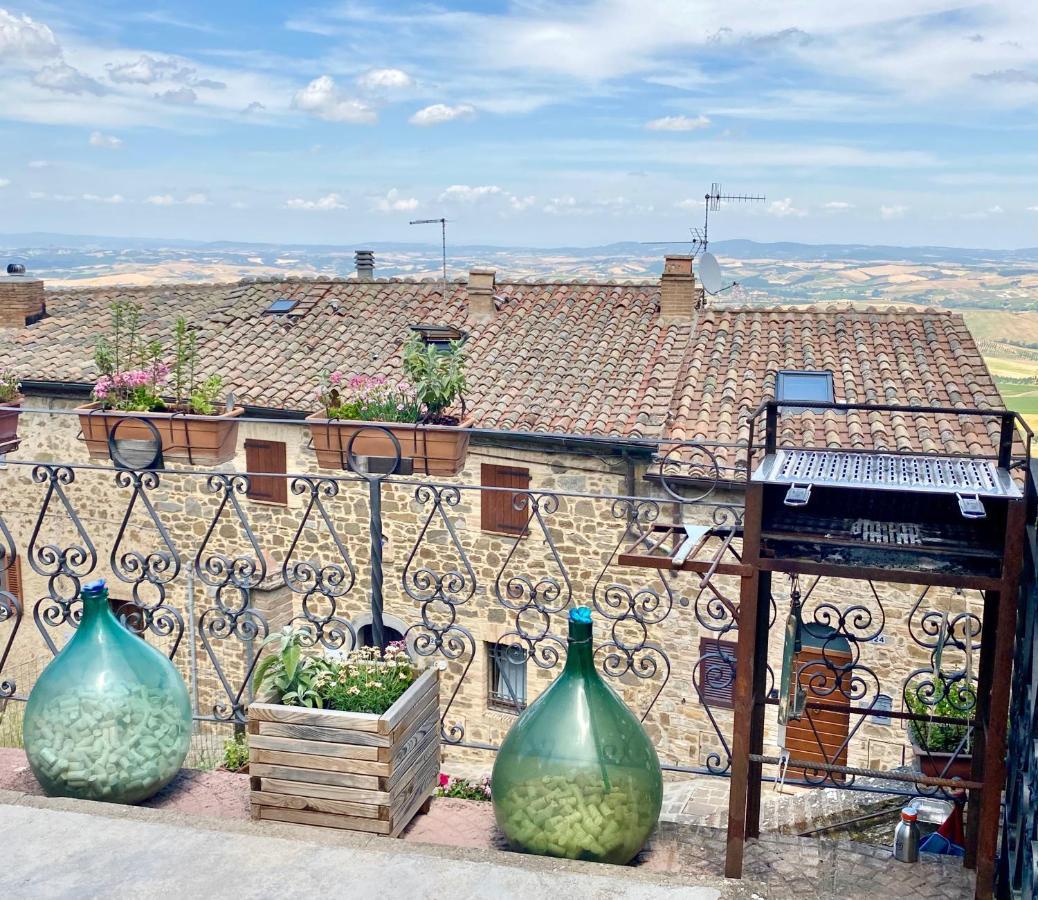 Panoramic Nest In Montalcino Villa Exterior foto